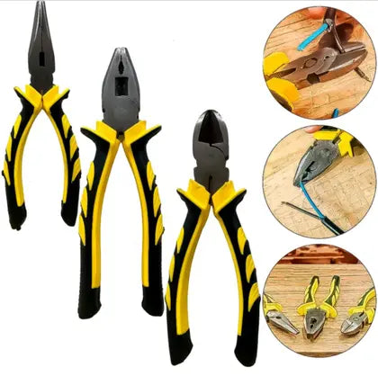 Conjunto de alicates com 3 peças