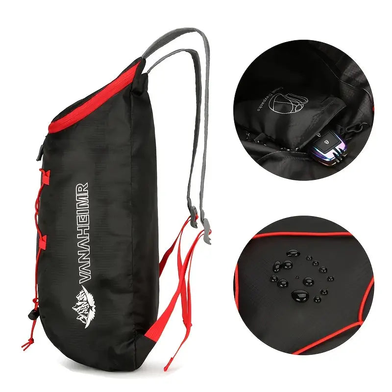 Mochila esportiva multifuncional pequena e portátil