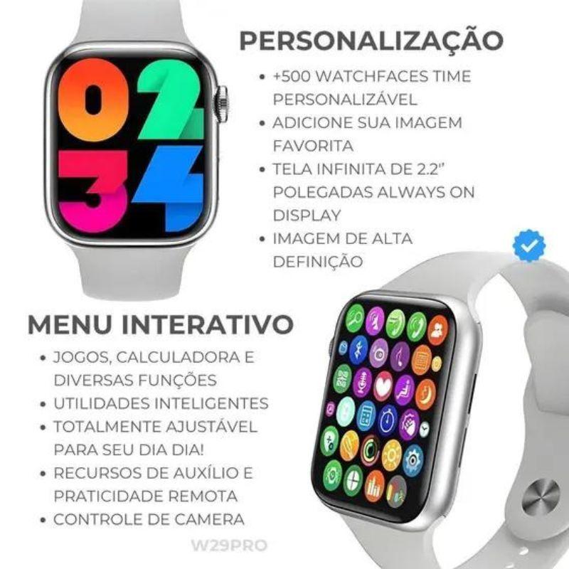 Smartwatch Masculino E Feminino Top Inteligente Relógio Gl09