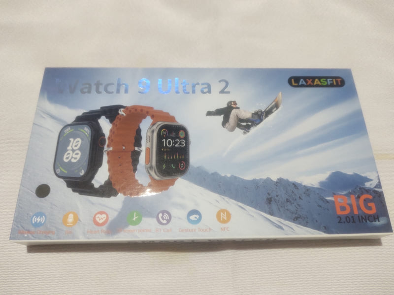 Relógio Smart Watch 9 Ultra 2 + Pulseira Ocean Laranja 49mm