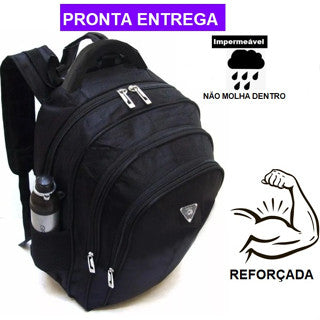 Mochila Bolsa Reforçada Notebook Resistente Trabalho Faculdade