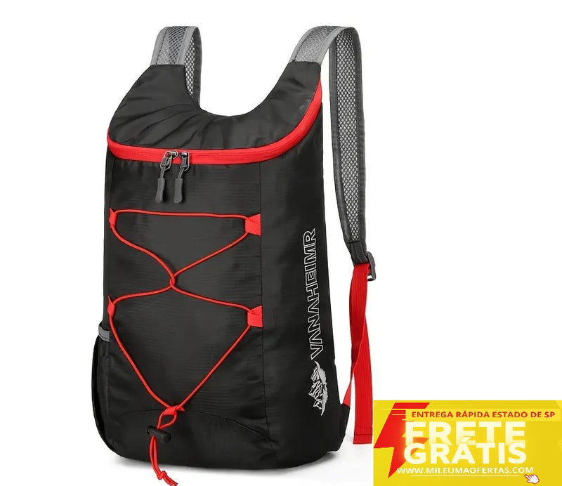 Mochila esportiva multifuncional pequena e portátil