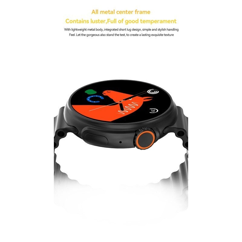 Nova Tela Redonda GT9 Ultra Sports Smartwatch Multifuncional Com 1,52 Telas Carregamento Sem Fio E NFC Bluetooth Informação De Chamada