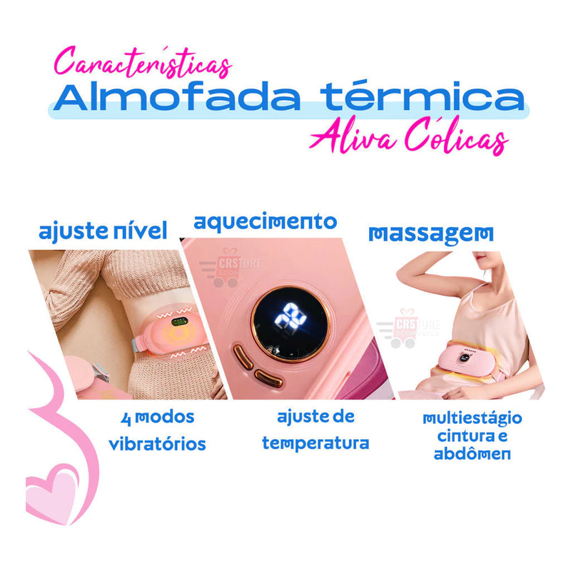 Cinto Quente Inteligente - Tratamento Dor Cólica Menstrual